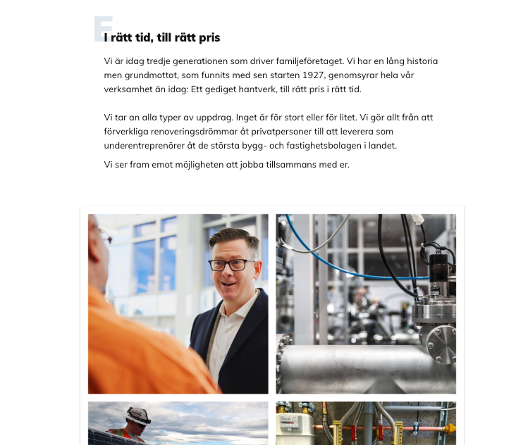 Gör ett starkt första intryck