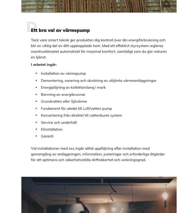 Offertmall för dig som jobbar med VVS